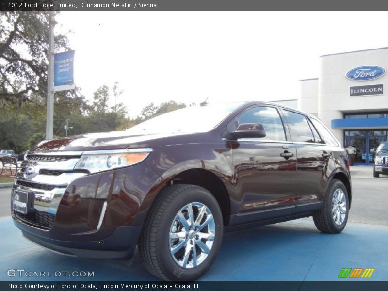 Cinnamon Metallic / Sienna 2012 Ford Edge Limited