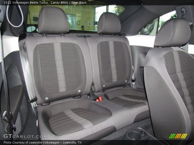 Rear seats in Titan Black - 2012 Volkswagen Beetle Turbo