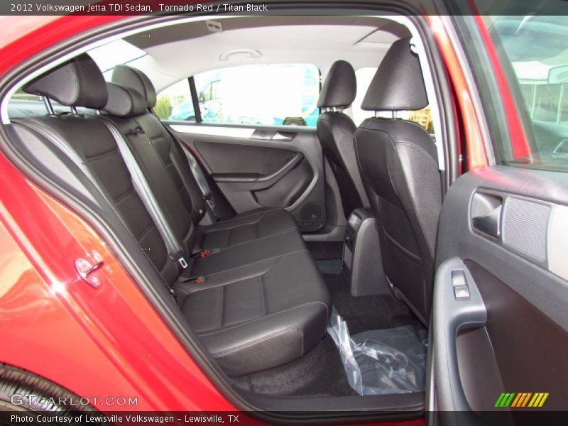 Tornado Red / Titan Black 2012 Volkswagen Jetta TDI Sedan