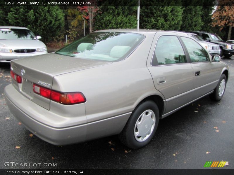 Antique Sage Pearl / Gray 1999 Toyota Camry CE