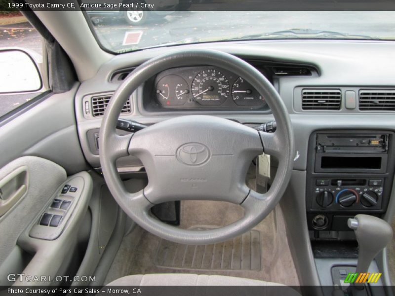 Antique Sage Pearl / Gray 1999 Toyota Camry CE