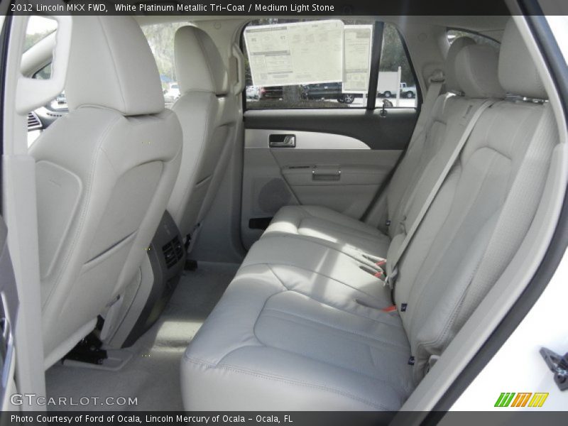 White Platinum Metallic Tri-Coat / Medium Light Stone 2012 Lincoln MKX FWD