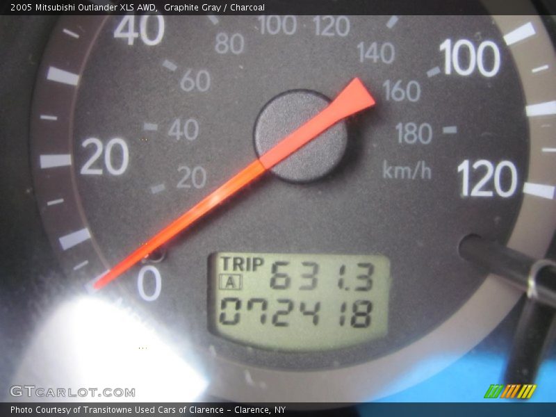 Graphite Gray / Charcoal 2005 Mitsubishi Outlander XLS AWD