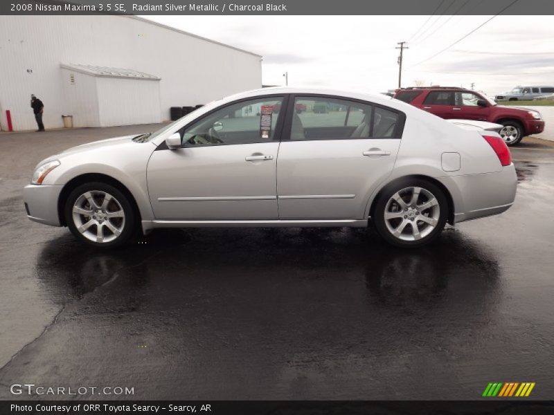 Radiant Silver Metallic / Charcoal Black 2008 Nissan Maxima 3.5 SE