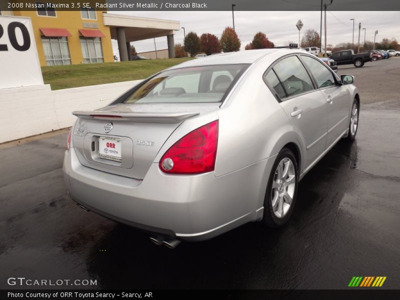 Radiant Silver Metallic / Charcoal Black 2008 Nissan Maxima 3.5 SE