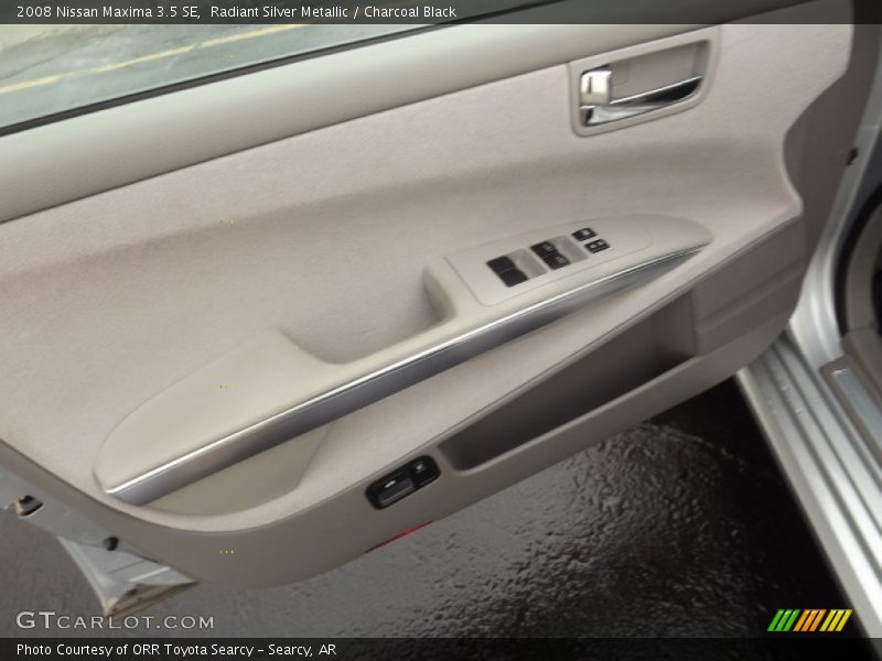 Radiant Silver Metallic / Charcoal Black 2008 Nissan Maxima 3.5 SE