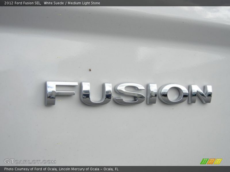 White Suede / Medium Light Stone 2012 Ford Fusion SEL