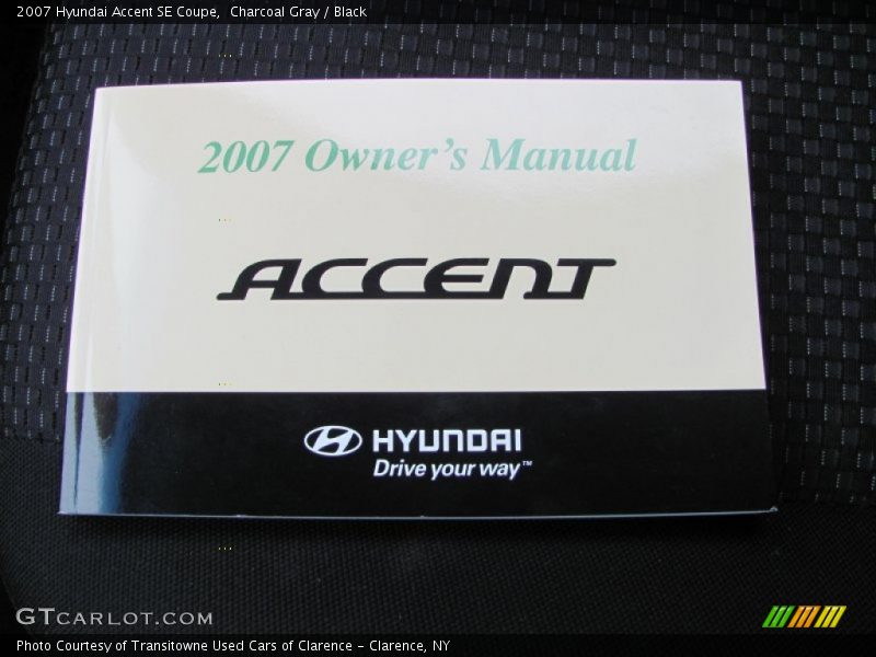 Books/Manuals of 2007 Accent SE Coupe