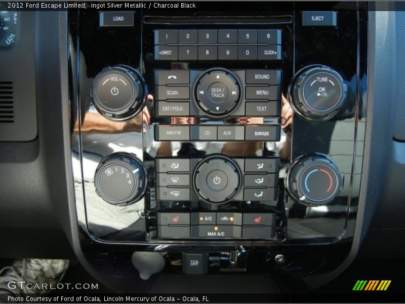 Ingot Silver Metallic / Charcoal Black 2012 Ford Escape Limited