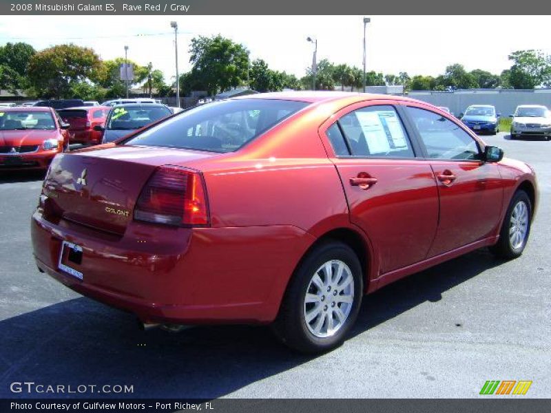 Rave Red / Gray 2008 Mitsubishi Galant ES