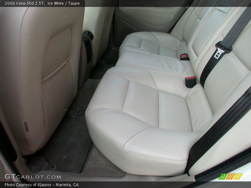 Ice White / Taupe 2009 Volvo S60 2.5T