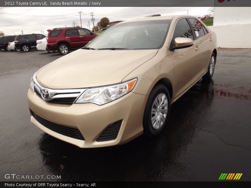 Sandy Beach Metallic / Ivory 2012 Toyota Camry LE