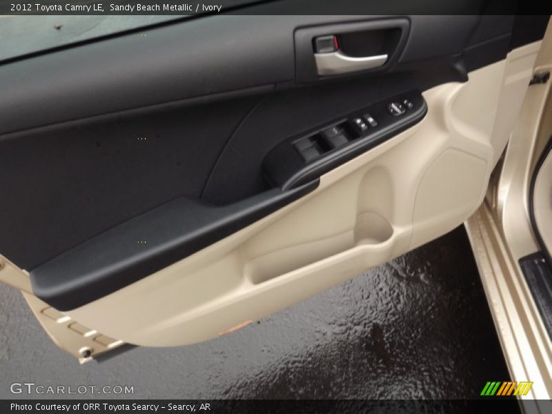 Sandy Beach Metallic / Ivory 2012 Toyota Camry LE