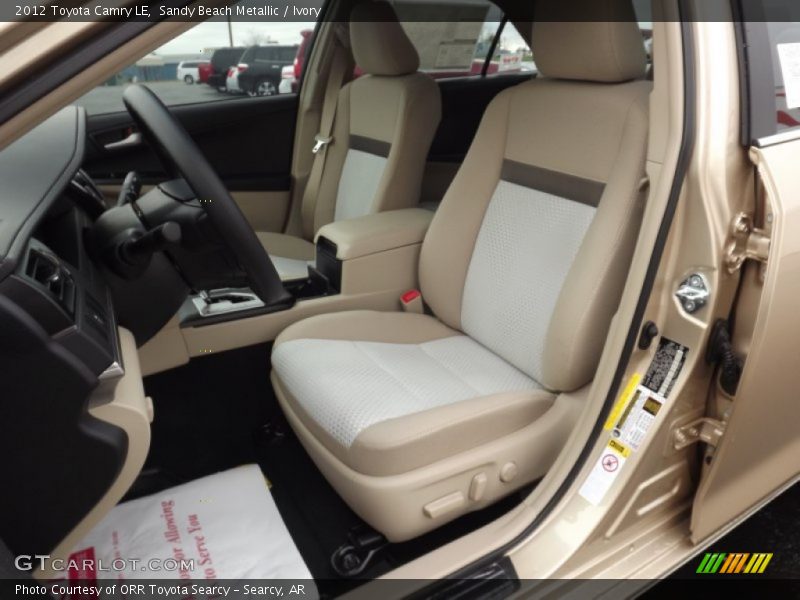  2012 Camry LE Ivory Interior