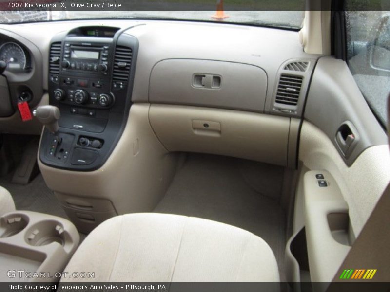 Olive Gray / Beige 2007 Kia Sedona LX