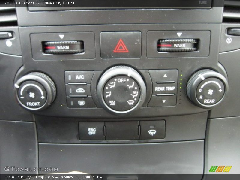 Olive Gray / Beige 2007 Kia Sedona LX