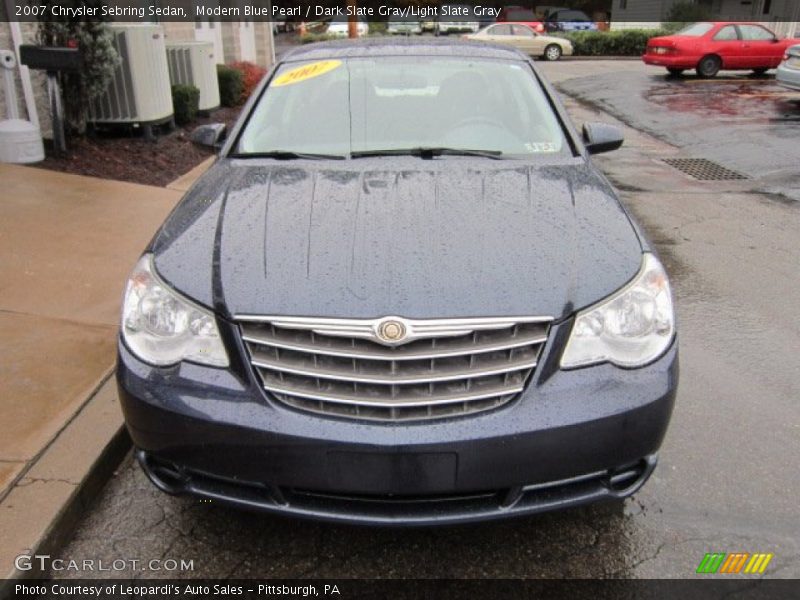 Modern Blue Pearl / Dark Slate Gray/Light Slate Gray 2007 Chrysler Sebring Sedan