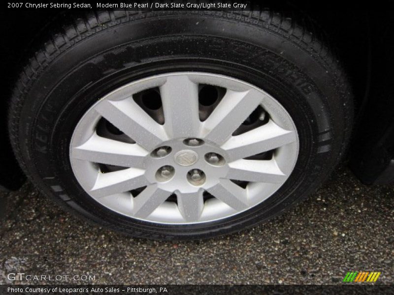 Modern Blue Pearl / Dark Slate Gray/Light Slate Gray 2007 Chrysler Sebring Sedan