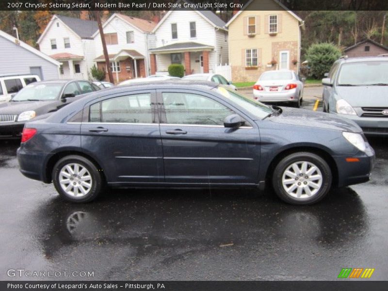 Modern Blue Pearl / Dark Slate Gray/Light Slate Gray 2007 Chrysler Sebring Sedan