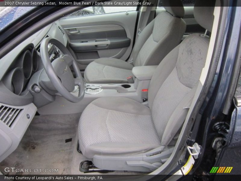 Modern Blue Pearl / Dark Slate Gray/Light Slate Gray 2007 Chrysler Sebring Sedan