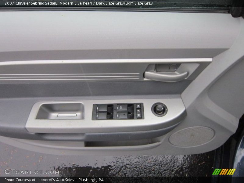 Modern Blue Pearl / Dark Slate Gray/Light Slate Gray 2007 Chrysler Sebring Sedan