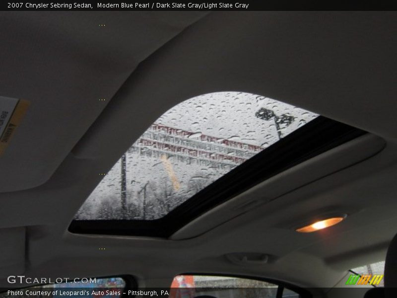 Modern Blue Pearl / Dark Slate Gray/Light Slate Gray 2007 Chrysler Sebring Sedan