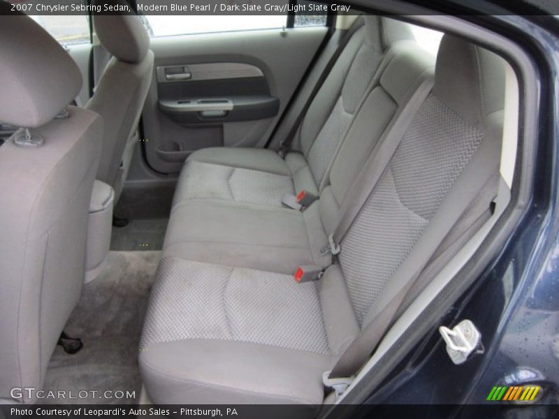 Modern Blue Pearl / Dark Slate Gray/Light Slate Gray 2007 Chrysler Sebring Sedan