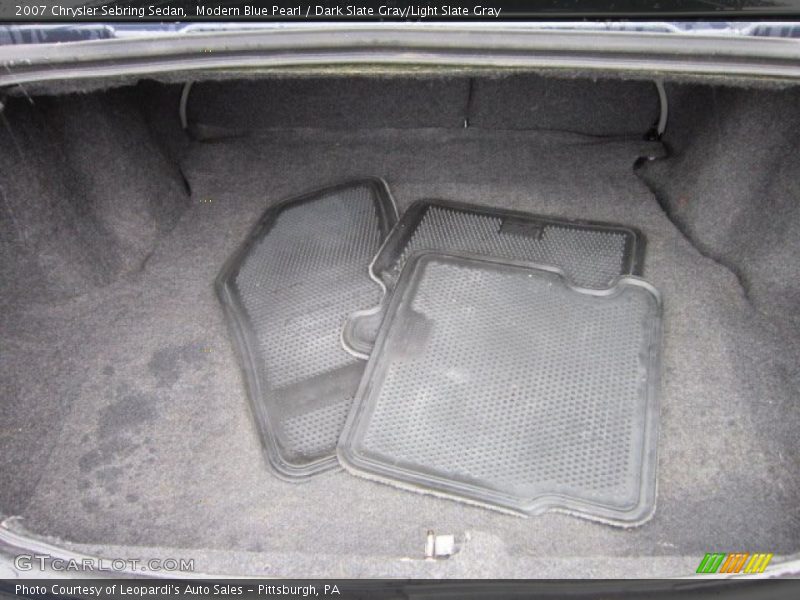 Modern Blue Pearl / Dark Slate Gray/Light Slate Gray 2007 Chrysler Sebring Sedan