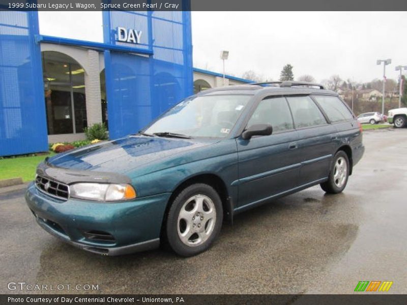 Spruce Green Pearl / Gray 1999 Subaru Legacy L Wagon