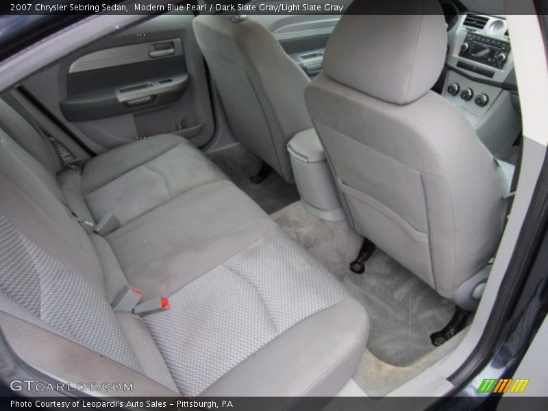 Modern Blue Pearl / Dark Slate Gray/Light Slate Gray 2007 Chrysler Sebring Sedan