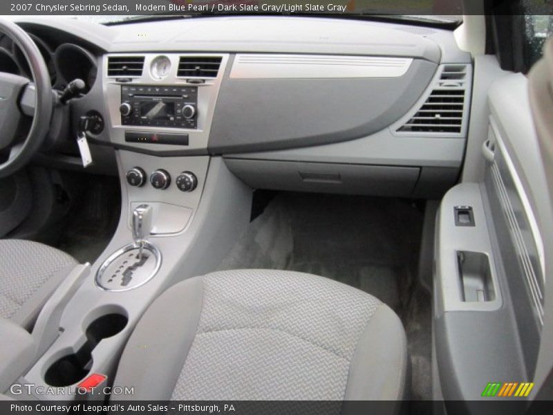 Modern Blue Pearl / Dark Slate Gray/Light Slate Gray 2007 Chrysler Sebring Sedan