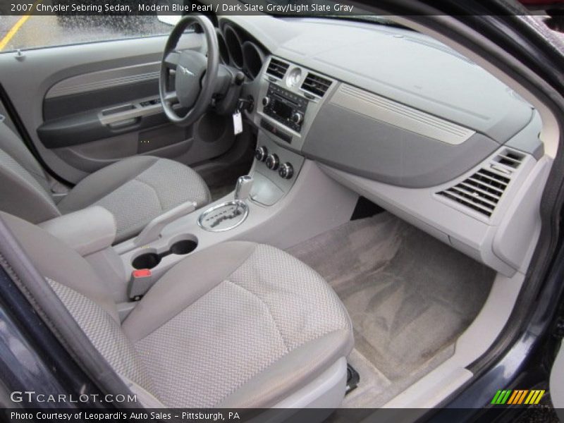 Modern Blue Pearl / Dark Slate Gray/Light Slate Gray 2007 Chrysler Sebring Sedan