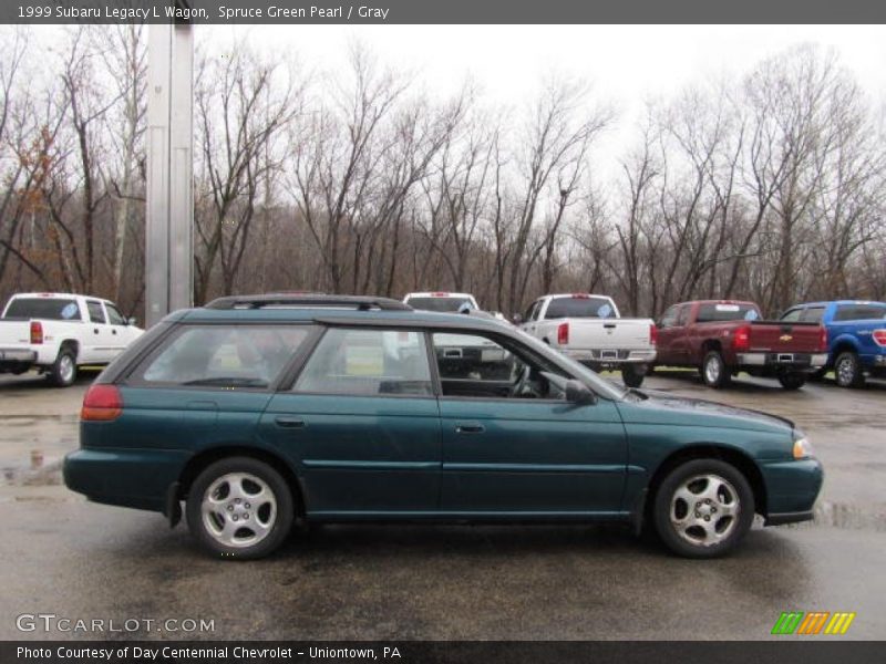 Spruce Green Pearl / Gray 1999 Subaru Legacy L Wagon