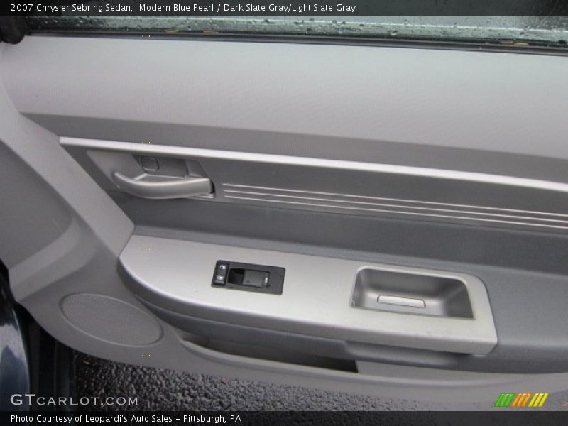 Modern Blue Pearl / Dark Slate Gray/Light Slate Gray 2007 Chrysler Sebring Sedan