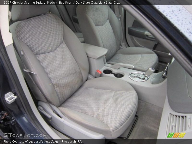 Modern Blue Pearl / Dark Slate Gray/Light Slate Gray 2007 Chrysler Sebring Sedan