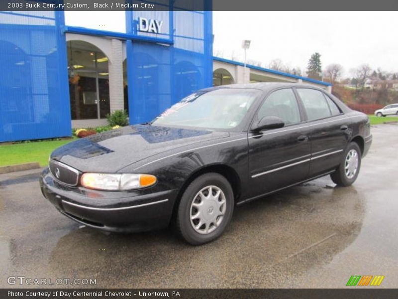 Black / Medium Gray 2003 Buick Century Custom