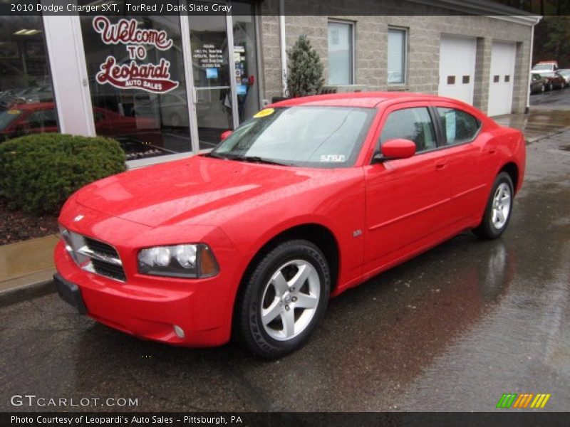 TorRed / Dark Slate Gray 2010 Dodge Charger SXT