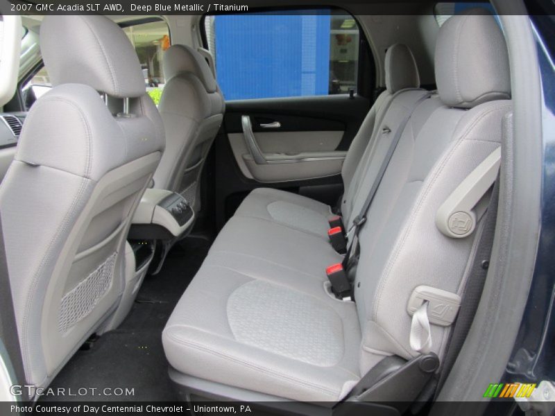 Deep Blue Metallic / Titanium 2007 GMC Acadia SLT AWD