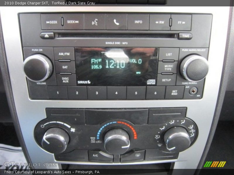 TorRed / Dark Slate Gray 2010 Dodge Charger SXT