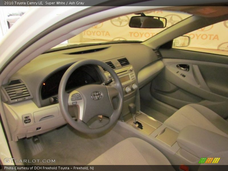 Super White / Ash Gray 2010 Toyota Camry LE
