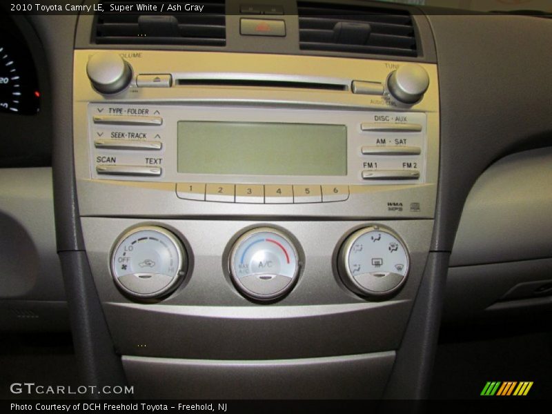 Super White / Ash Gray 2010 Toyota Camry LE