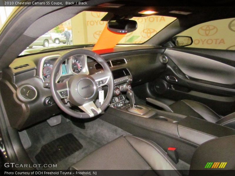 Black Interior - 2010 Camaro SS Coupe 