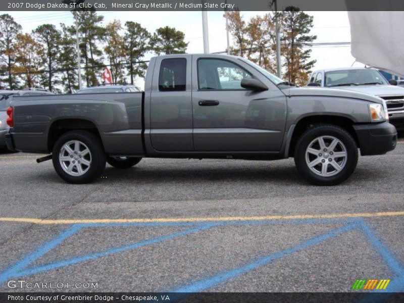 Mineral Gray Metallic / Medium Slate Gray 2007 Dodge Dakota ST Club Cab