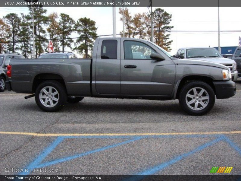 Mineral Gray Metallic / Medium Slate Gray 2007 Dodge Dakota ST Club Cab
