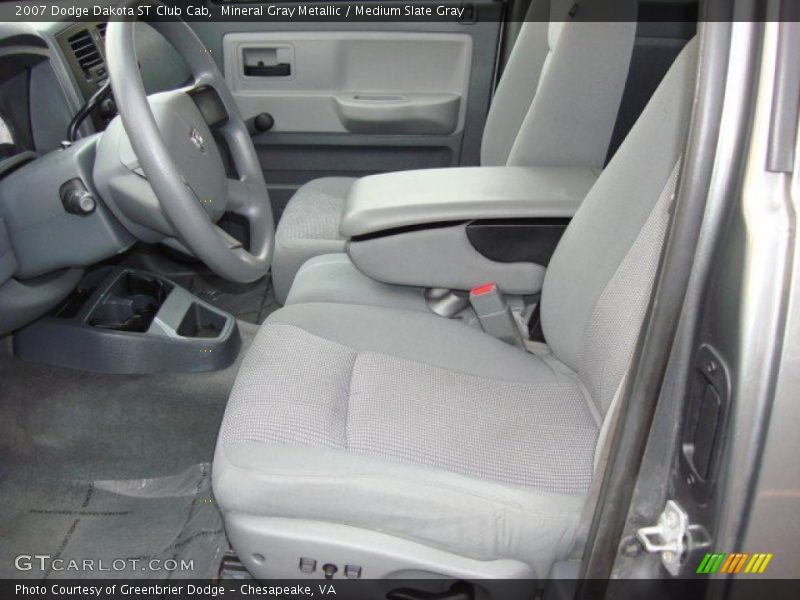 Mineral Gray Metallic / Medium Slate Gray 2007 Dodge Dakota ST Club Cab