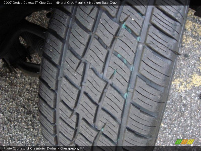 Mineral Gray Metallic / Medium Slate Gray 2007 Dodge Dakota ST Club Cab