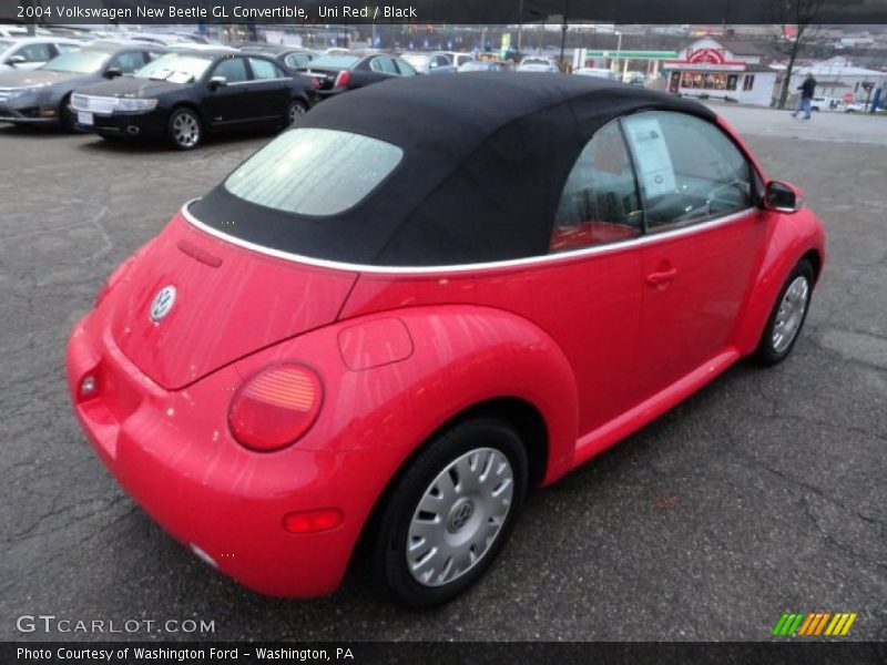 Uni Red / Black 2004 Volkswagen New Beetle GL Convertible