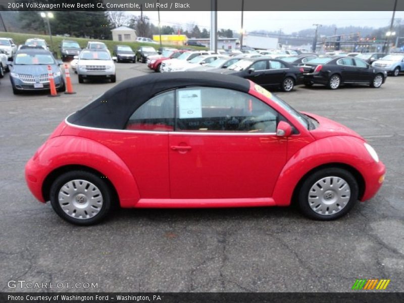 Uni Red / Black 2004 Volkswagen New Beetle GL Convertible