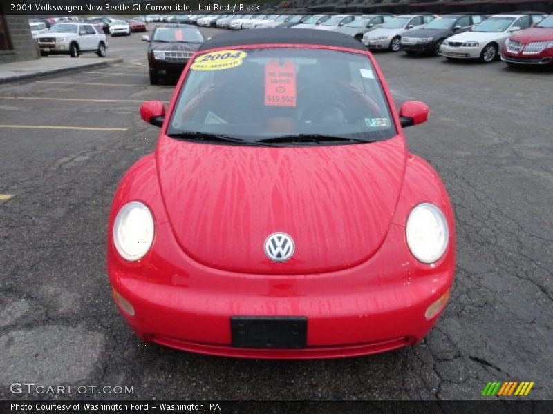Uni Red / Black 2004 Volkswagen New Beetle GL Convertible