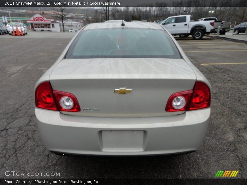 Gold Mist Metallic / Cocoa/Cashmere 2011 Chevrolet Malibu LS